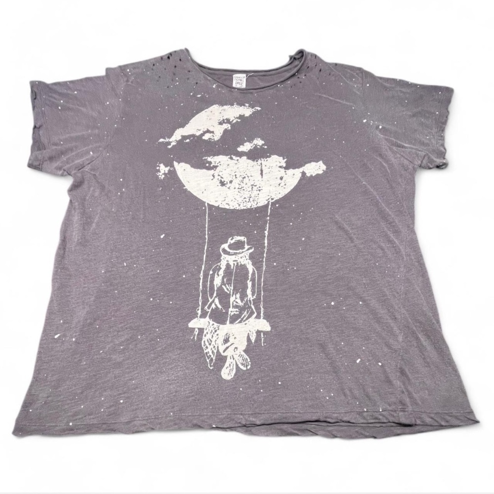 Magnolia Pearl Ozzy & Cream Girl &the Moon T-Shirt, OS - Picture 3 of 7